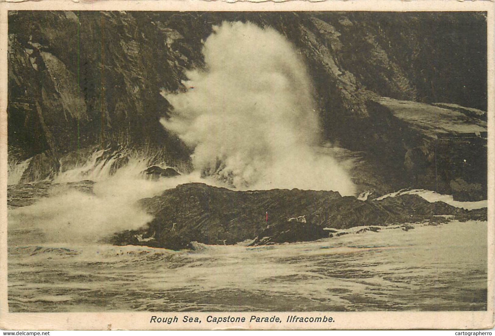 United Kingdom England Ilfracombe Rough Sea - Ilfracombe