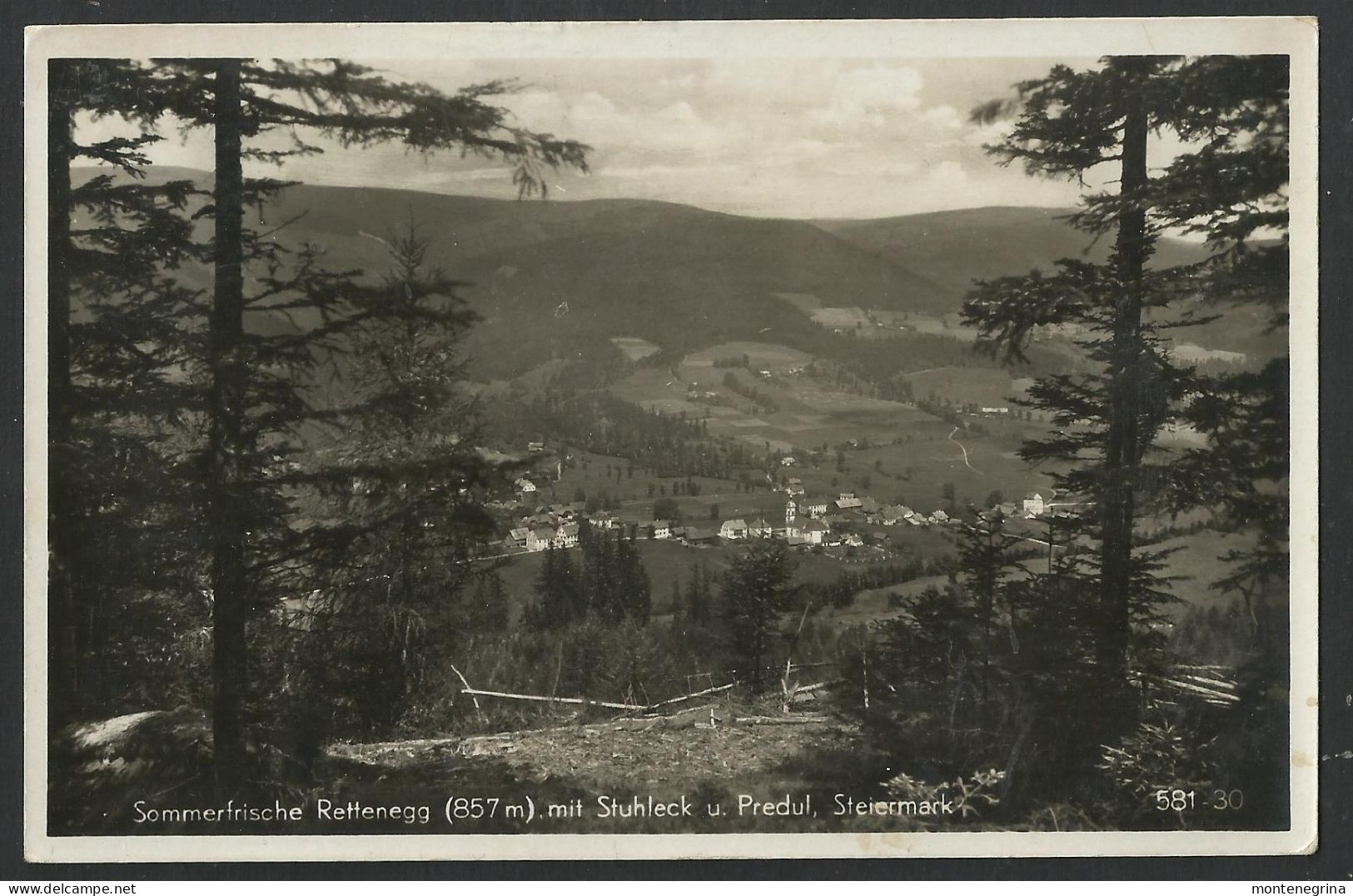 Sommerfrische RETTENEG (857 M), Mit Stuhleck U. Pretul, Steiermark - Ed. Frank -old Postcard(see Sales Conditions) 08974 - Weiz