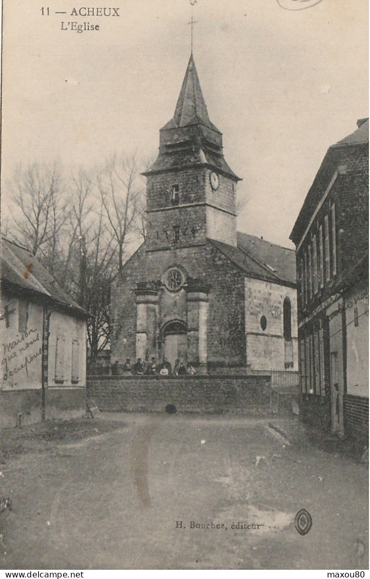 ACHEUX-EN-AMIENOIS  -  L'Eglise - Acheux En Amienois