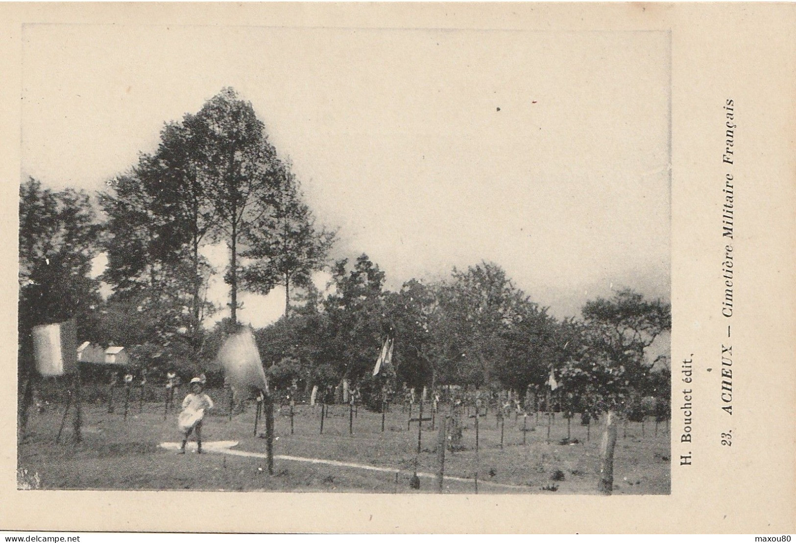 ACHEUX-EN-AMIENOIS  -  Cimetière Militaire Français - Acheux En Amienois