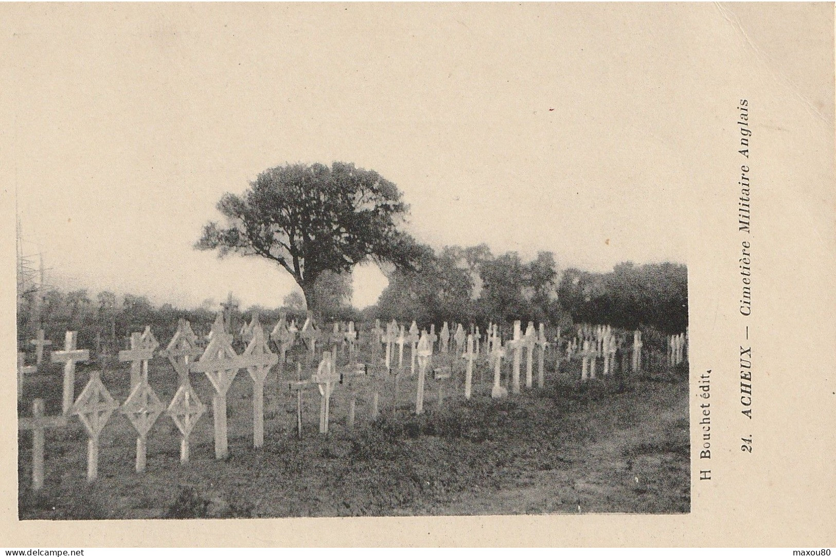 ACHEUX-EN-AMIENOIS  -  Cimetière Militaire Anglais - Acheux En Amienois