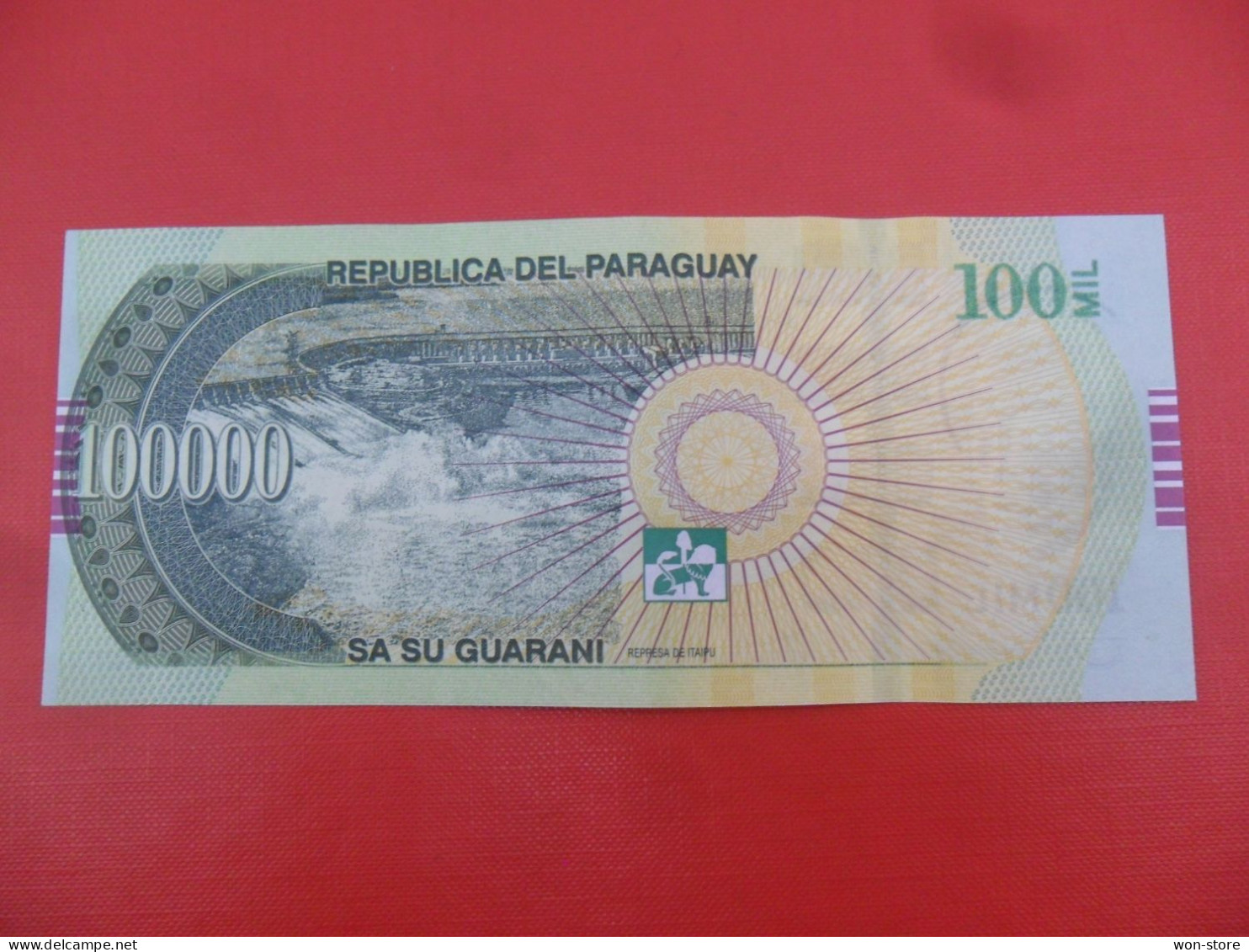 9544 - Paraguay 100000 Guaranies 2017 - Paraguay