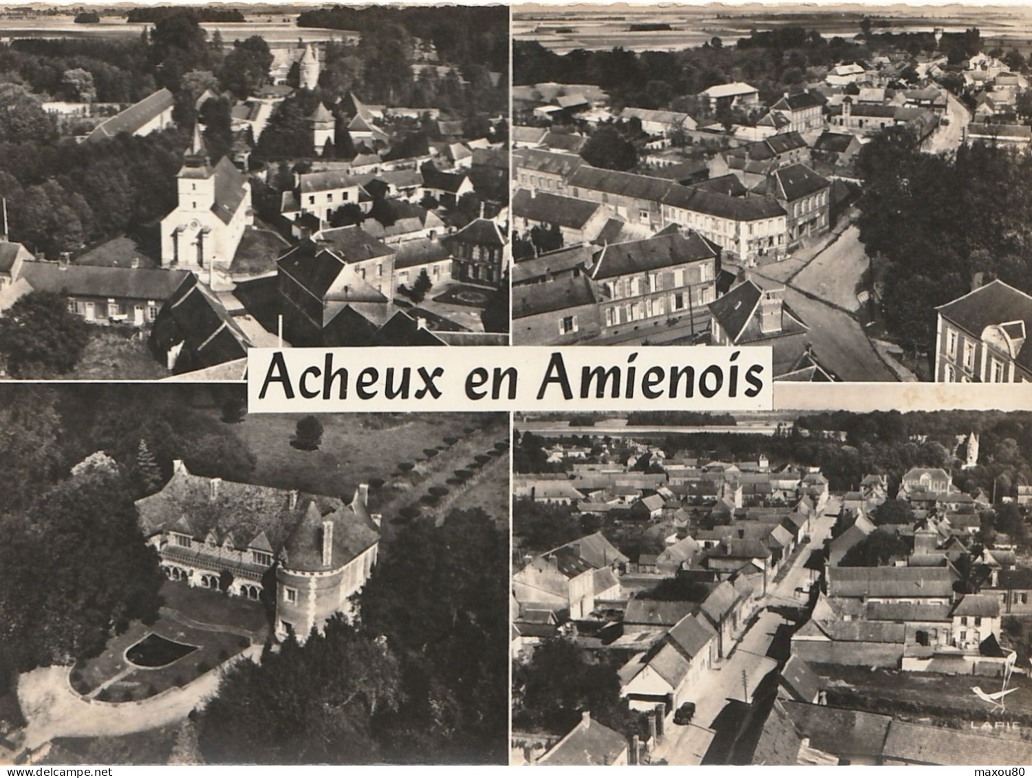 ACHEUX-EN-AMIENOIS  -  Vue Aérienne - Acheux En Amienois