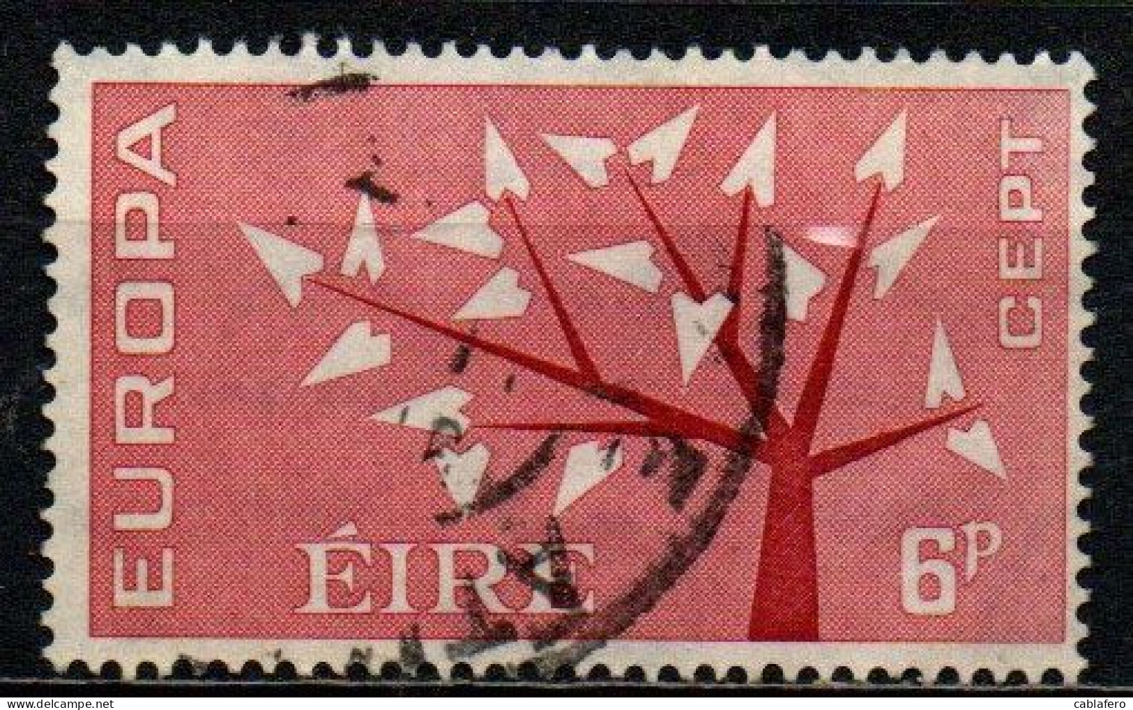 IRLANDA - 1962 - EUROPA UNITA - CEPT - USATO - Oblitérés