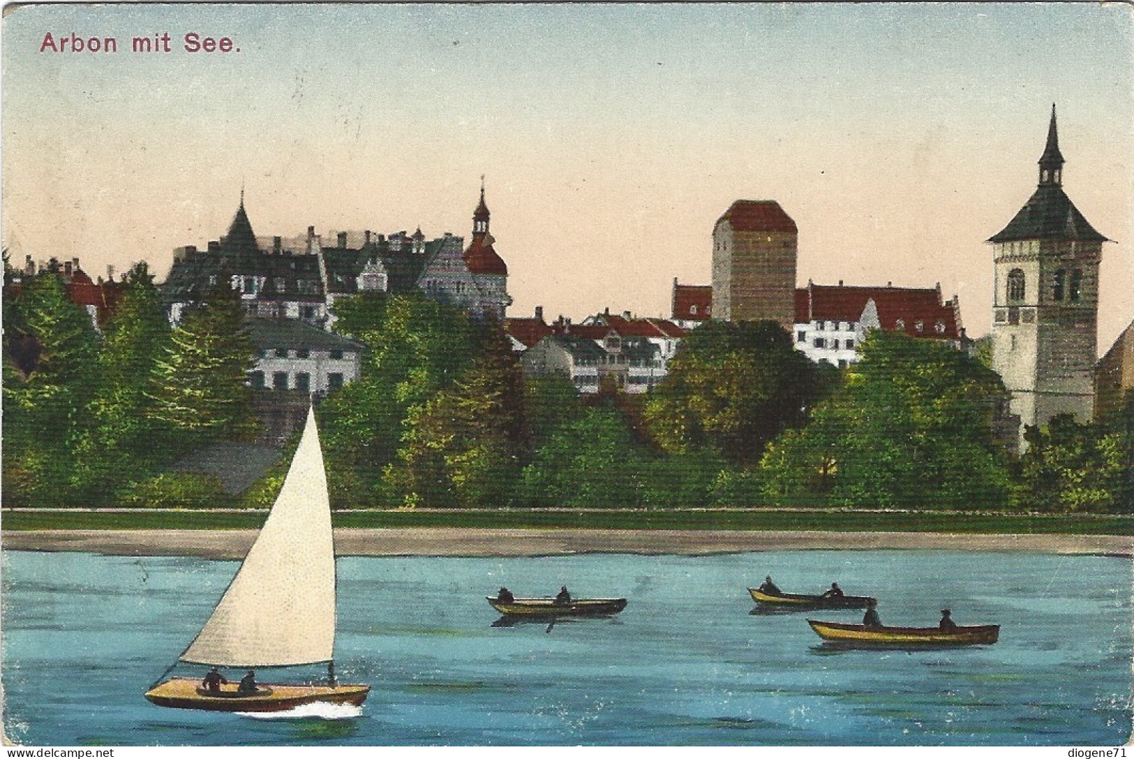 Arbon Mit See 1912 - Arbon