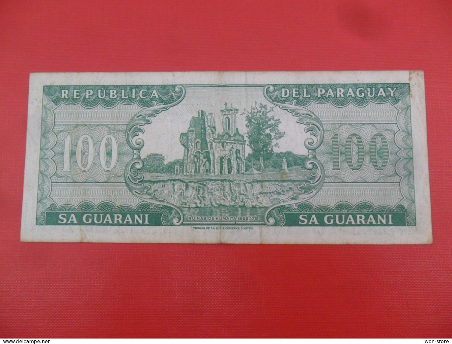 9477, 9482 - Paraguay 100 Guaranies 1982 - P-205a.3 - Paraguay