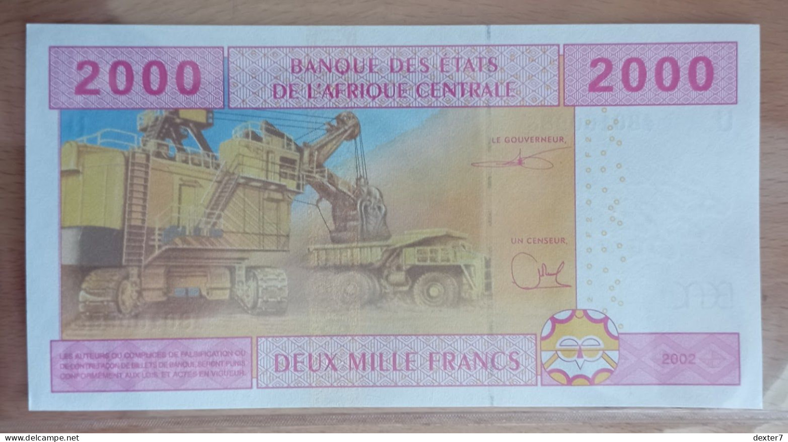 Cameroun U 2000 UNC 2002 Afrique Central 2.000 - Cameroun