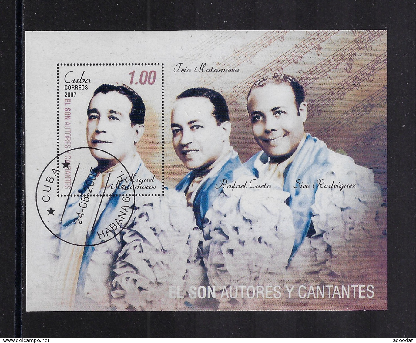 CUBA 2007 MIGUEL MATAMOROS SCOTT 4716 CANCELLED - Usados