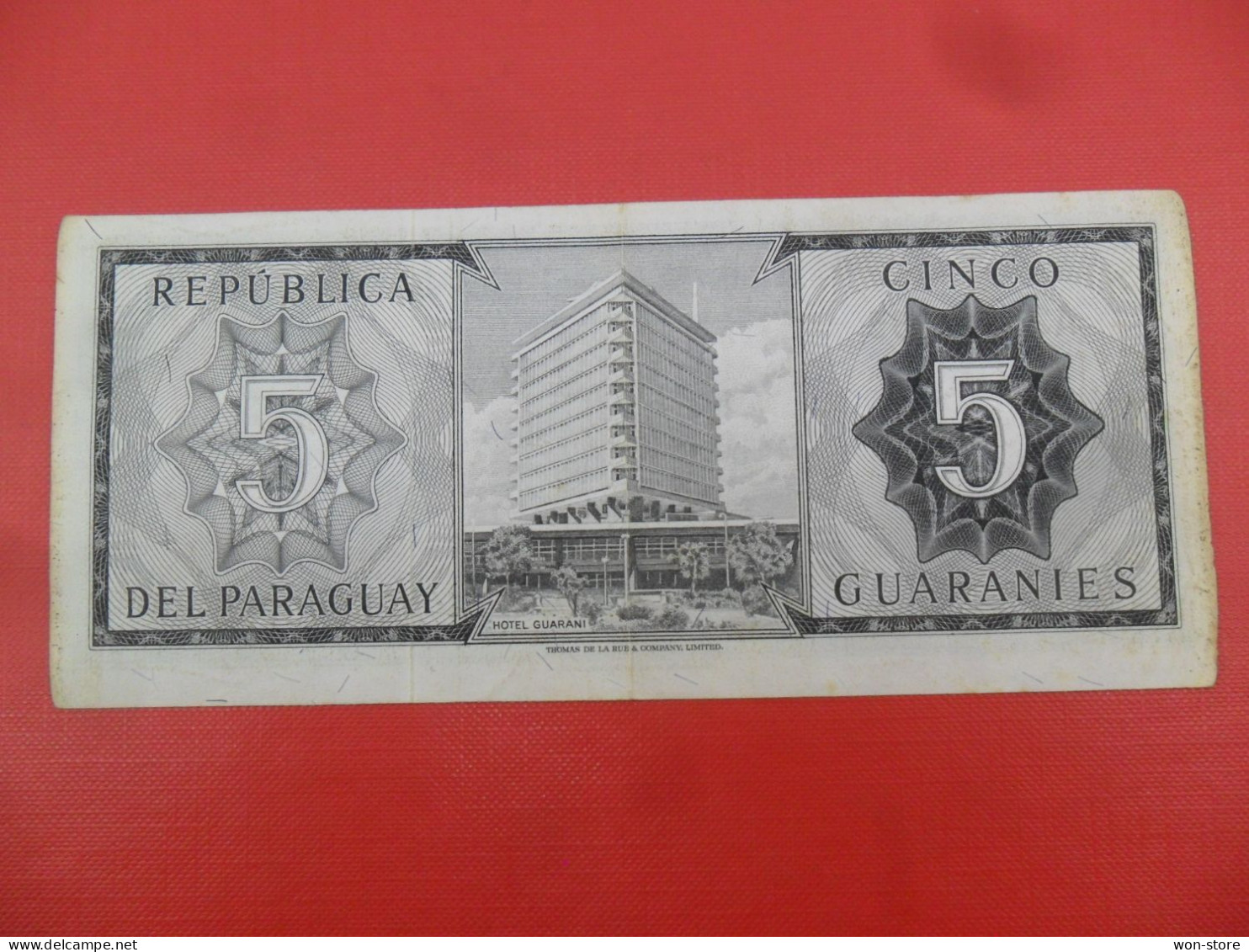 7824, 9481 - Paraguay 5 Guaranies 1963 - Paraguay