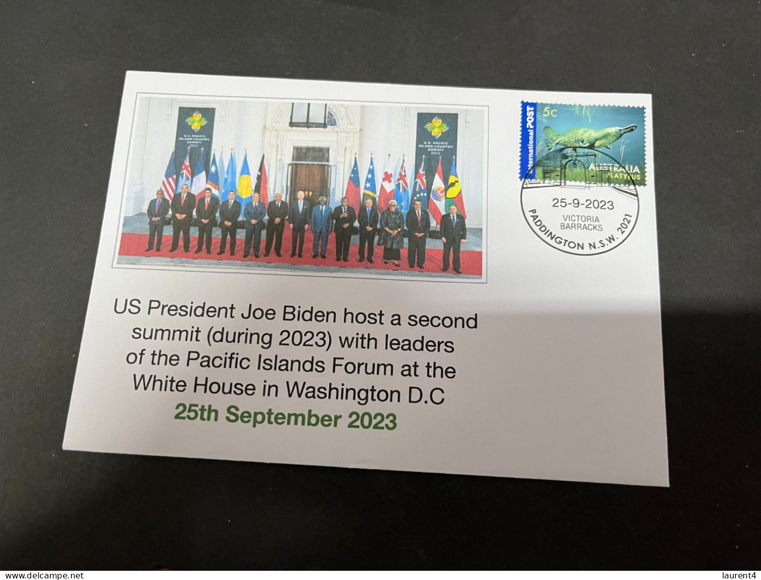 28-9-2023 (2 U 22) USA - President Biden Host 2nd (2023) Forum Summit For Pacific Island Leaders (25-9-2023) - Other & Unclassified