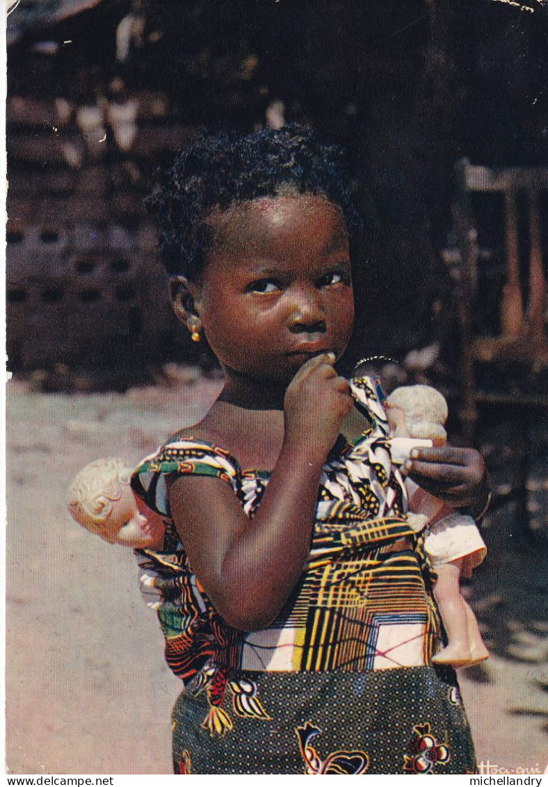 Carte Postal (123673) L’Afrique En Couleur 3643 Petite Fille 9 XII 63 Oblitéré Valparaiso Avec écriture - Afrique Du Sud