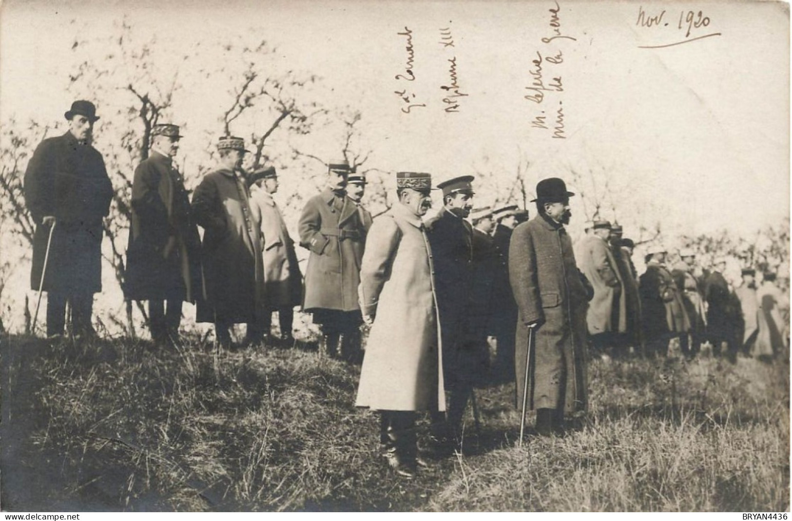 ROI D' ESPAGNE ALPHONSE XIII En FRANCE - NOVEMBRE 1920 - Avec Ministre Français De La GUERRE LEFEVRE - Empfänge