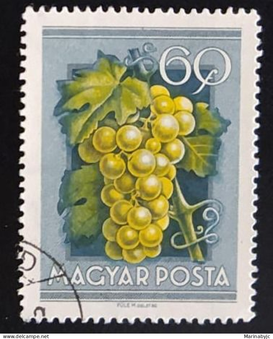 SD)1968, HUNGARY, GRAPES, USED - Verzamelingen