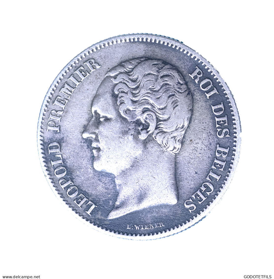 Belgique-2 Francs Léopold Ier 1848 Bruxelles - 2 Francs