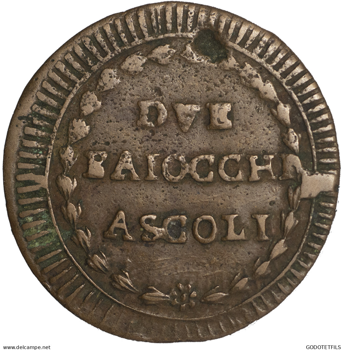 Italie-République Romaine (1798-1799) 2 Baiocchi - Altri & Non Classificati