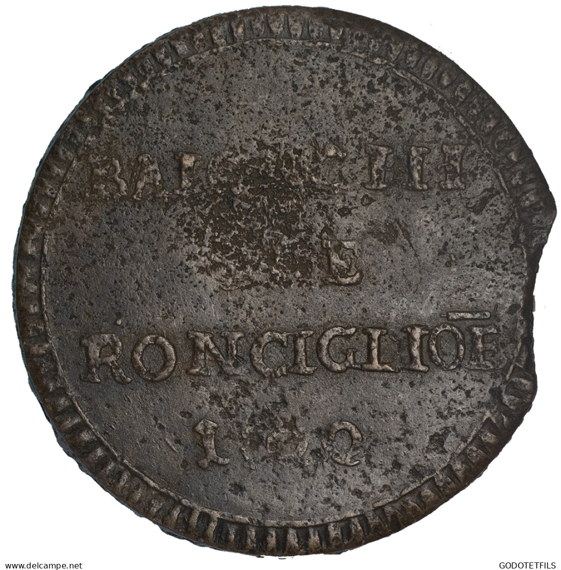 République-Romaine (1798-1799) Occupation Autrichienne 3 Baiocchi Ronciglione 1799 - Other & Unclassified