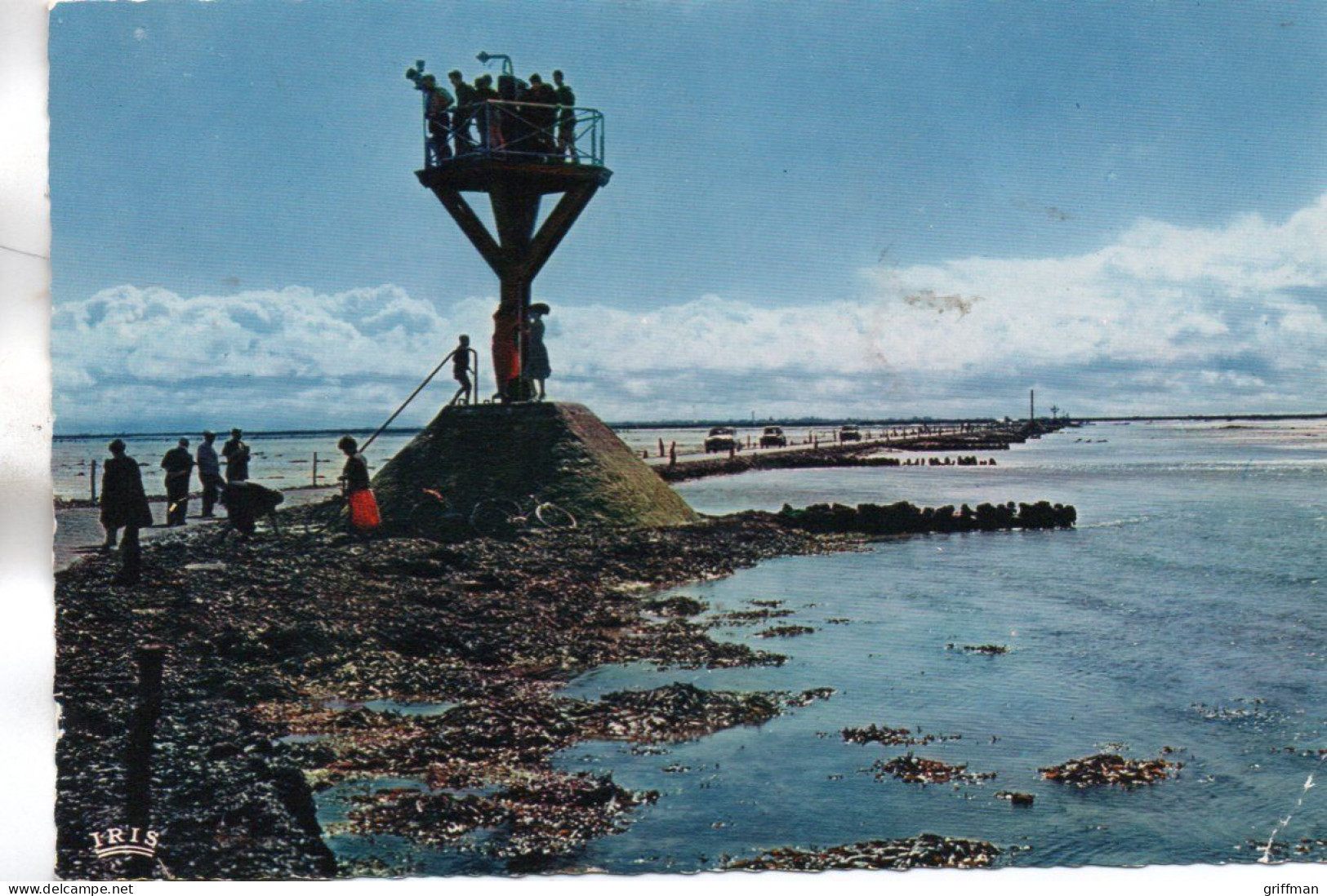 ILE DE NOIRMOUTIER LE PASSAGE DU GOIS BALISE AU DEPART DE L'ILE 1964 TBE - Noirmoutier