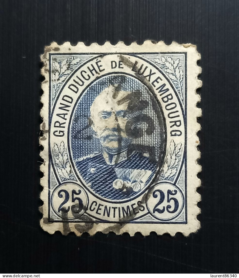 Luxembourg 1891 -1893 Grand Duke Adolf Of Luxembourg 25c Used - 1891 Adolfo Di Fronte