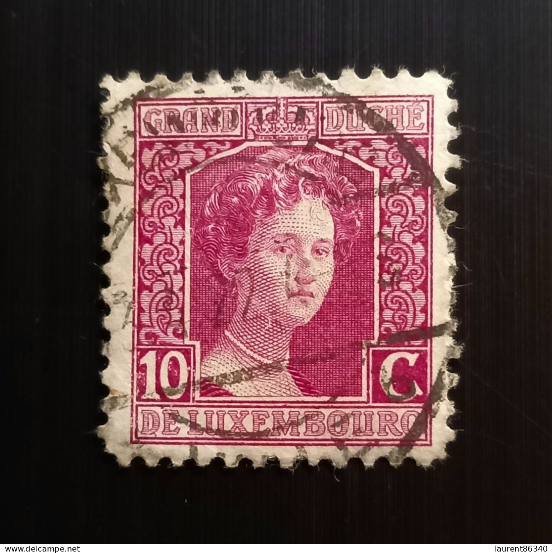 Luxembourg 1914 -1921 Grand Duchess Marie Adelaide 10c Used - 1914-24 Maria-Adelaide