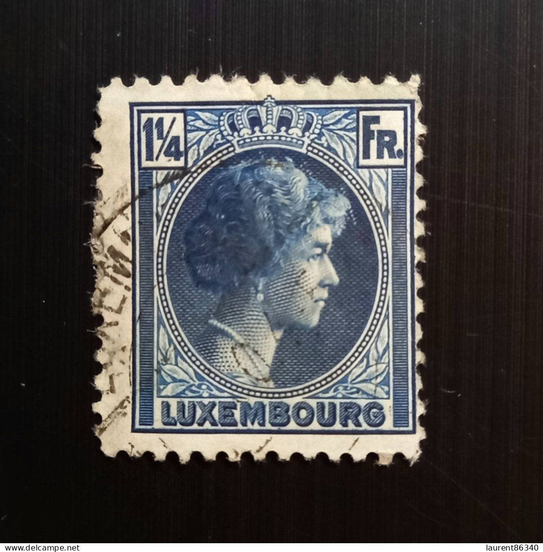 Luxembourg 1926 Grand Duchess Charlotte 1¼Fr Used - 1926-39 Charlotte Rechterzijde