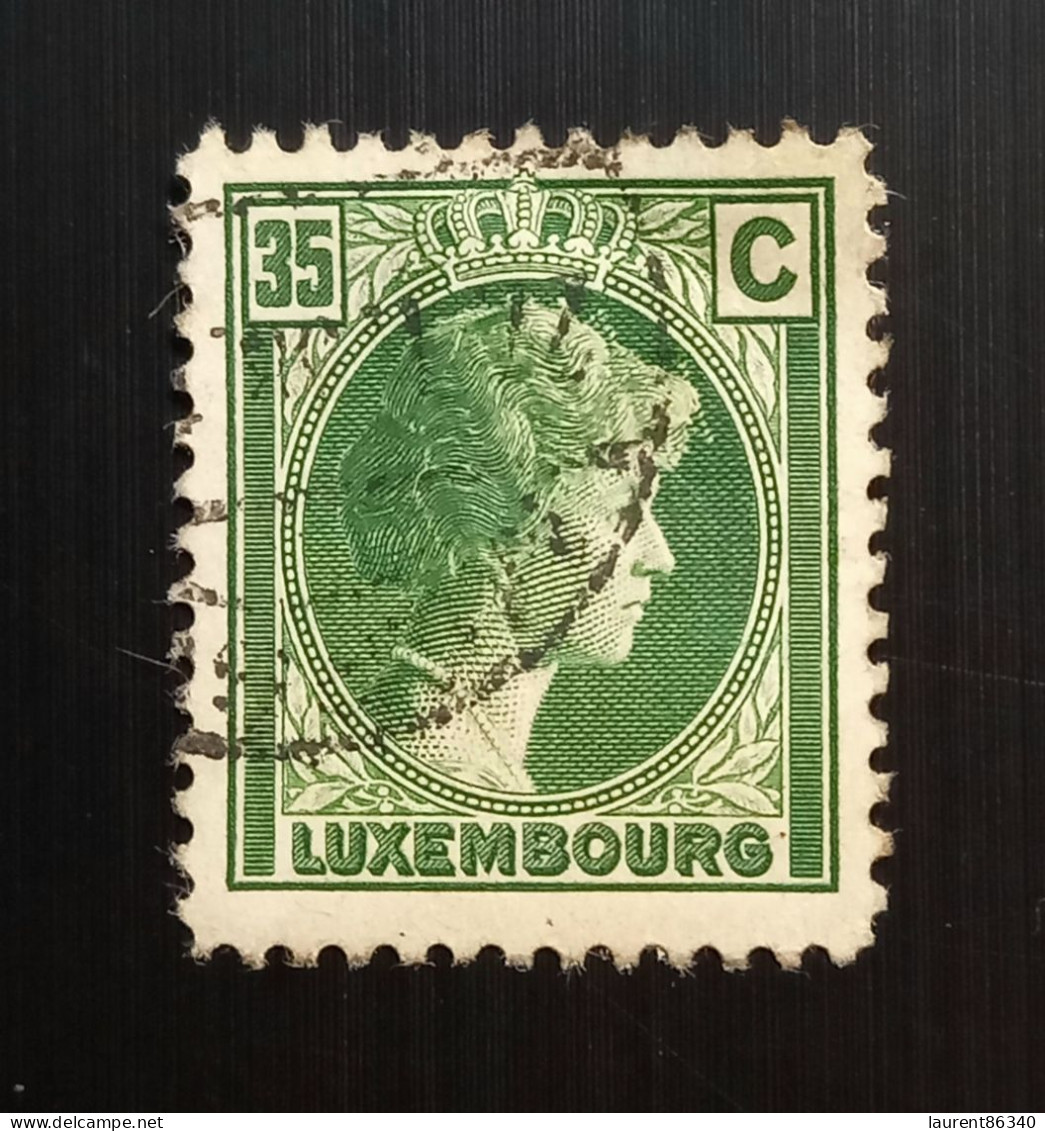 Luxembourg 1930 Great Duchess Charlotte 35C Used - 1926-39 Charlotte Right-hand Side