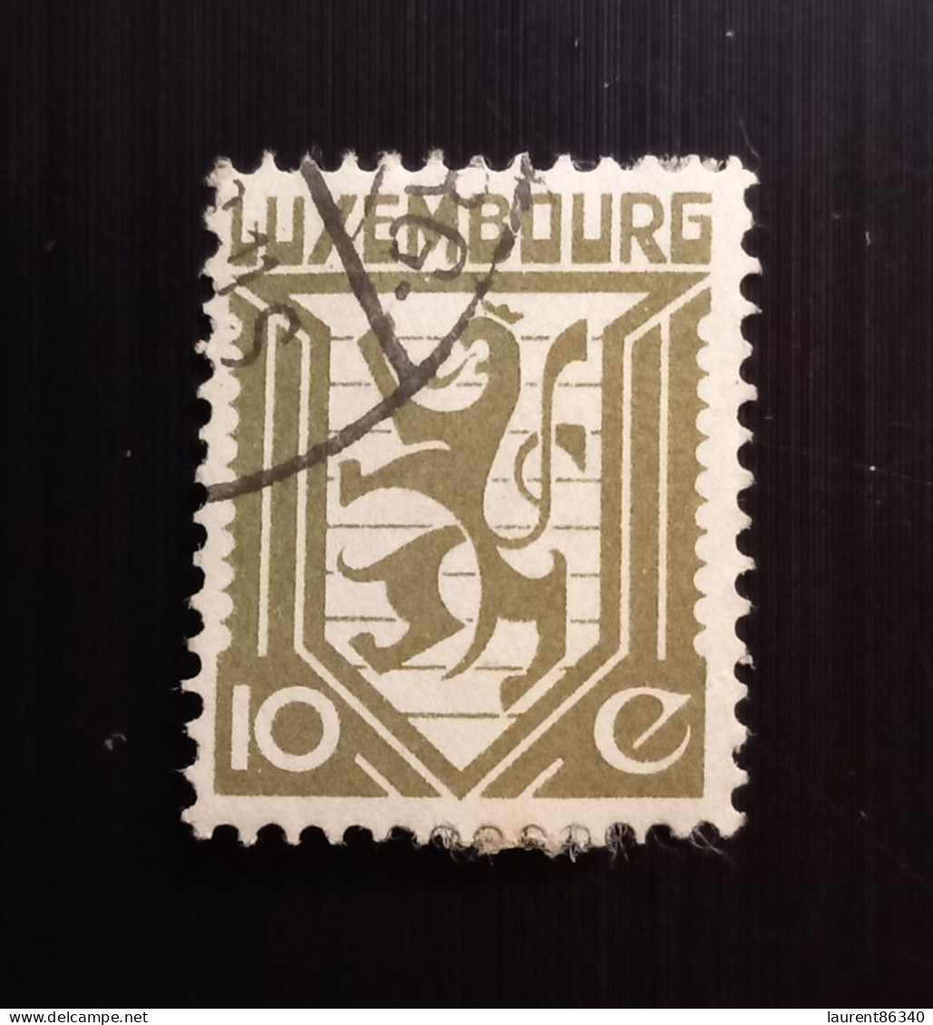 Luxembourg 1930 Lion 10c Used - Oblitérés