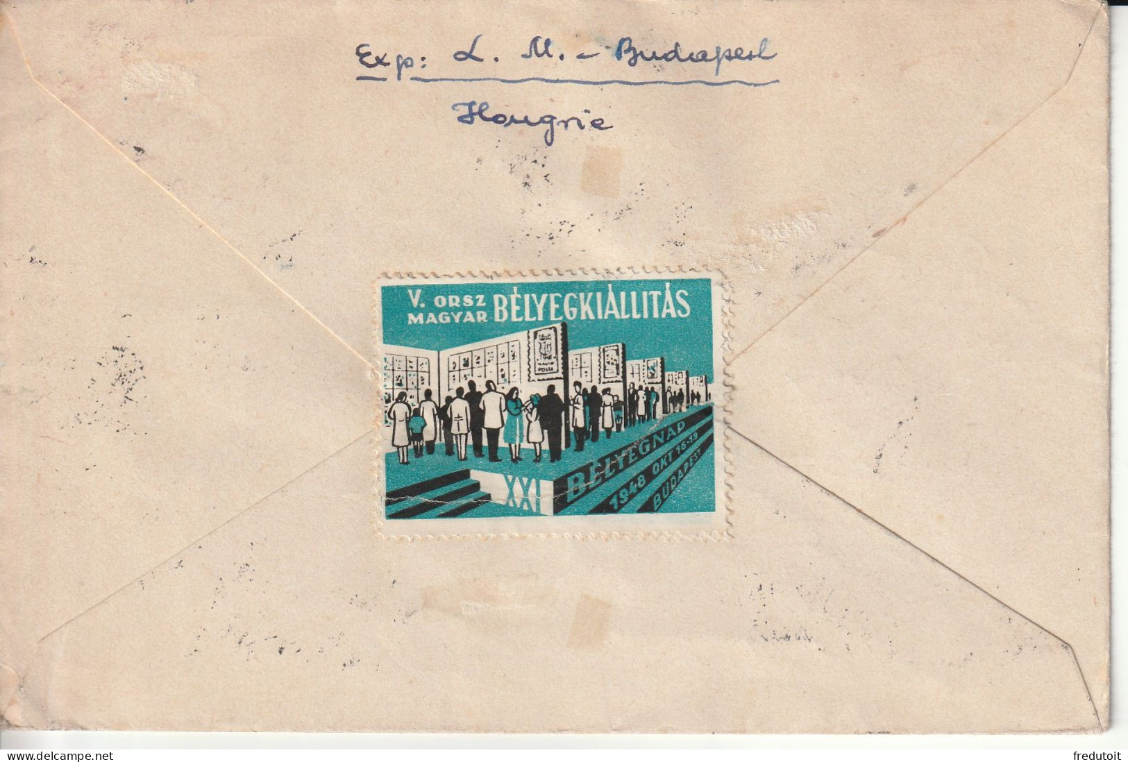 Lettre - HONGRIE - Budapest Avec N°976/8 (1950) Pour La Paix - Brieven En Documenten