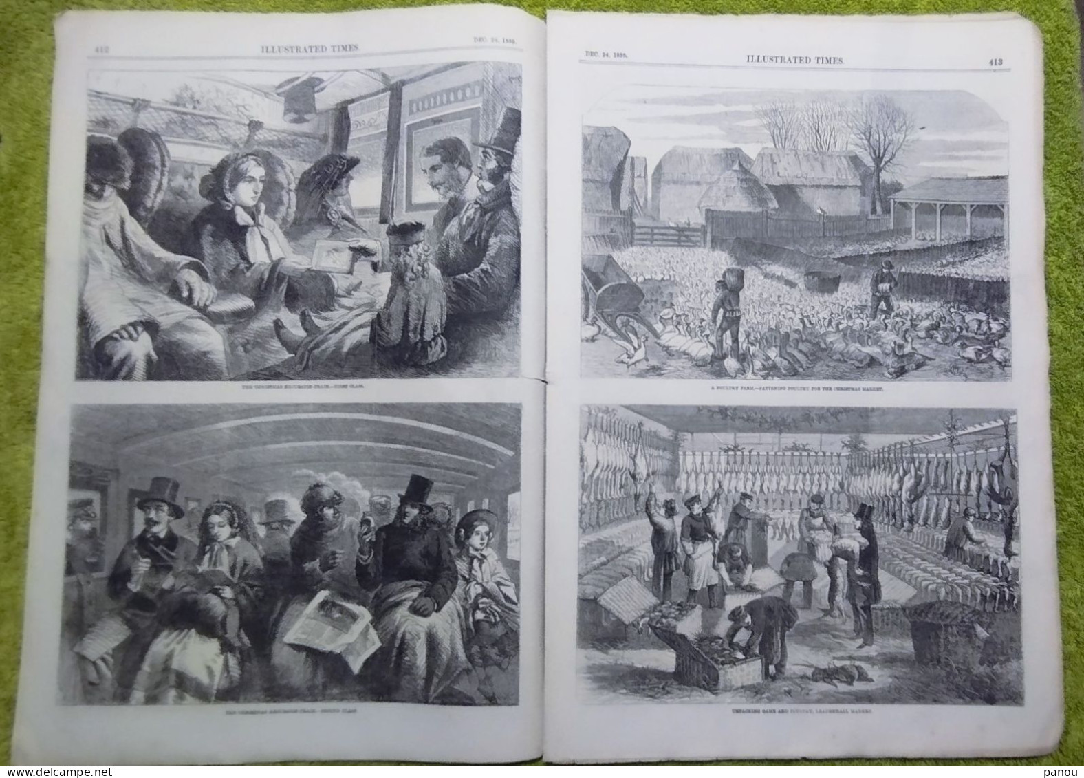 THE ILLUSTRATED TIMES 247. DECEMBER 24, 1859 MOROCCO MAROC ALICANTE  VALLETTA MALTA CHRISTMAS SUPPLEMENT NUMBER - Autres & Non Classés