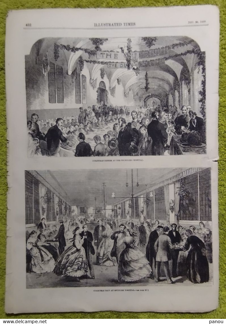 THE ILLUSTRATED TIMES 247. DECEMBER 24, 1859 MOROCCO MAROC ALICANTE  VALLETTA MALTA CHRISTMAS SUPPLEMENT NUMBER