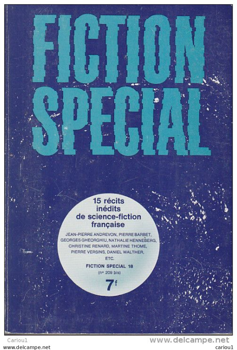 C1 Fiction Special 18 1971 - 15 Recits Inedits De SCIENCE FICTION FRANCAISE Port Inclus France - Opta
