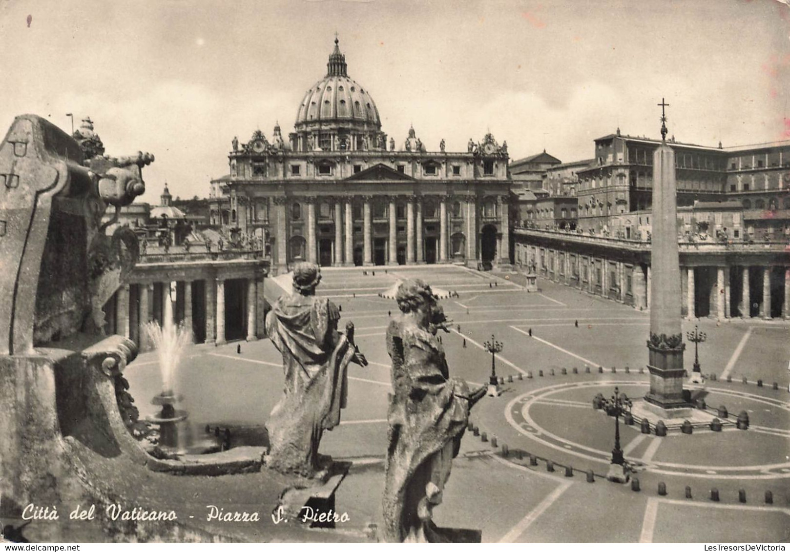 VATICAN - Cité De Vatican - Place De Saint Pierre - Animé - Carte Postale Ancienne - Vaticano (Ciudad Del)