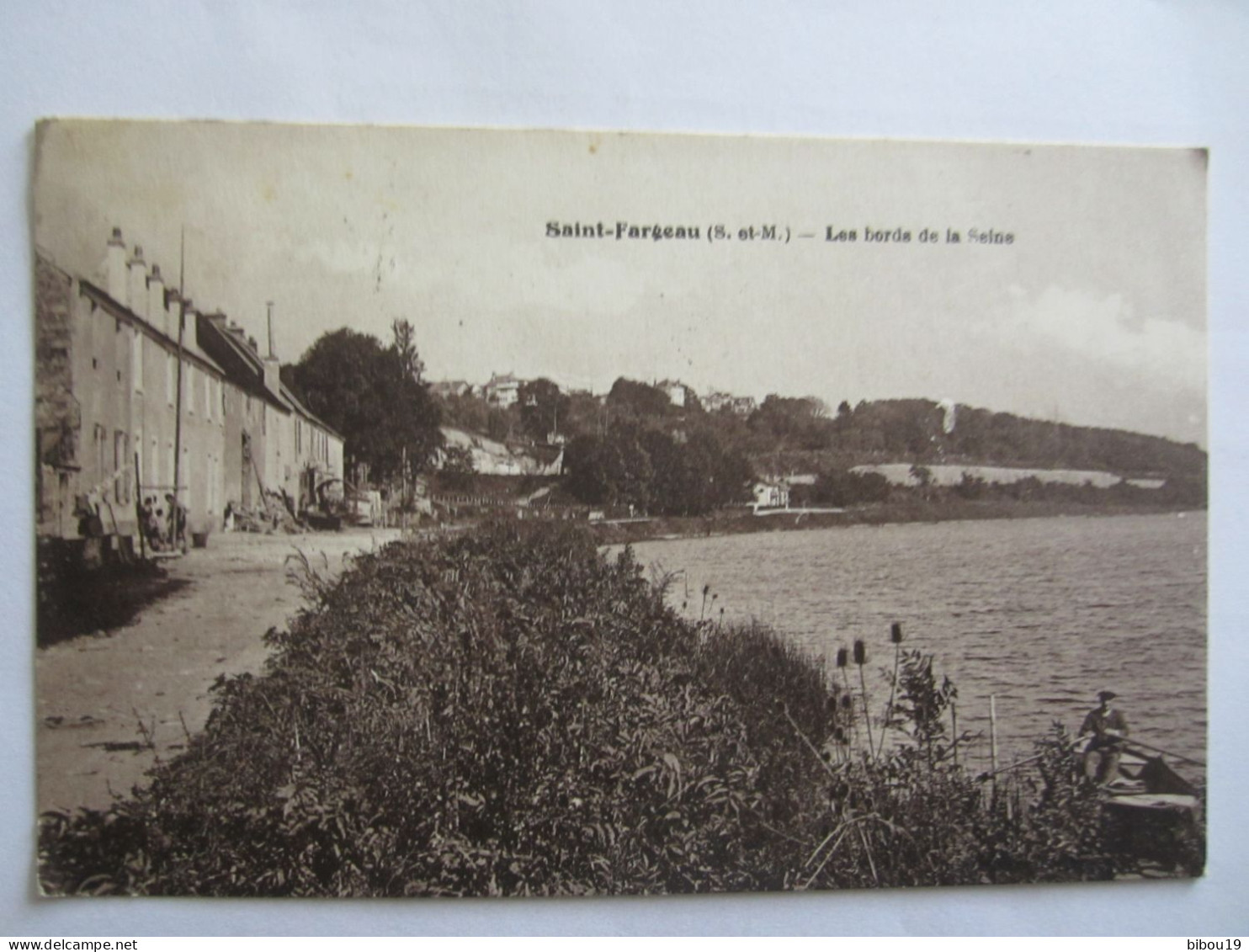 CPA SAINT FARGEAU LES BORDS DE LA  SEINE - Saint Fargeau Ponthierry