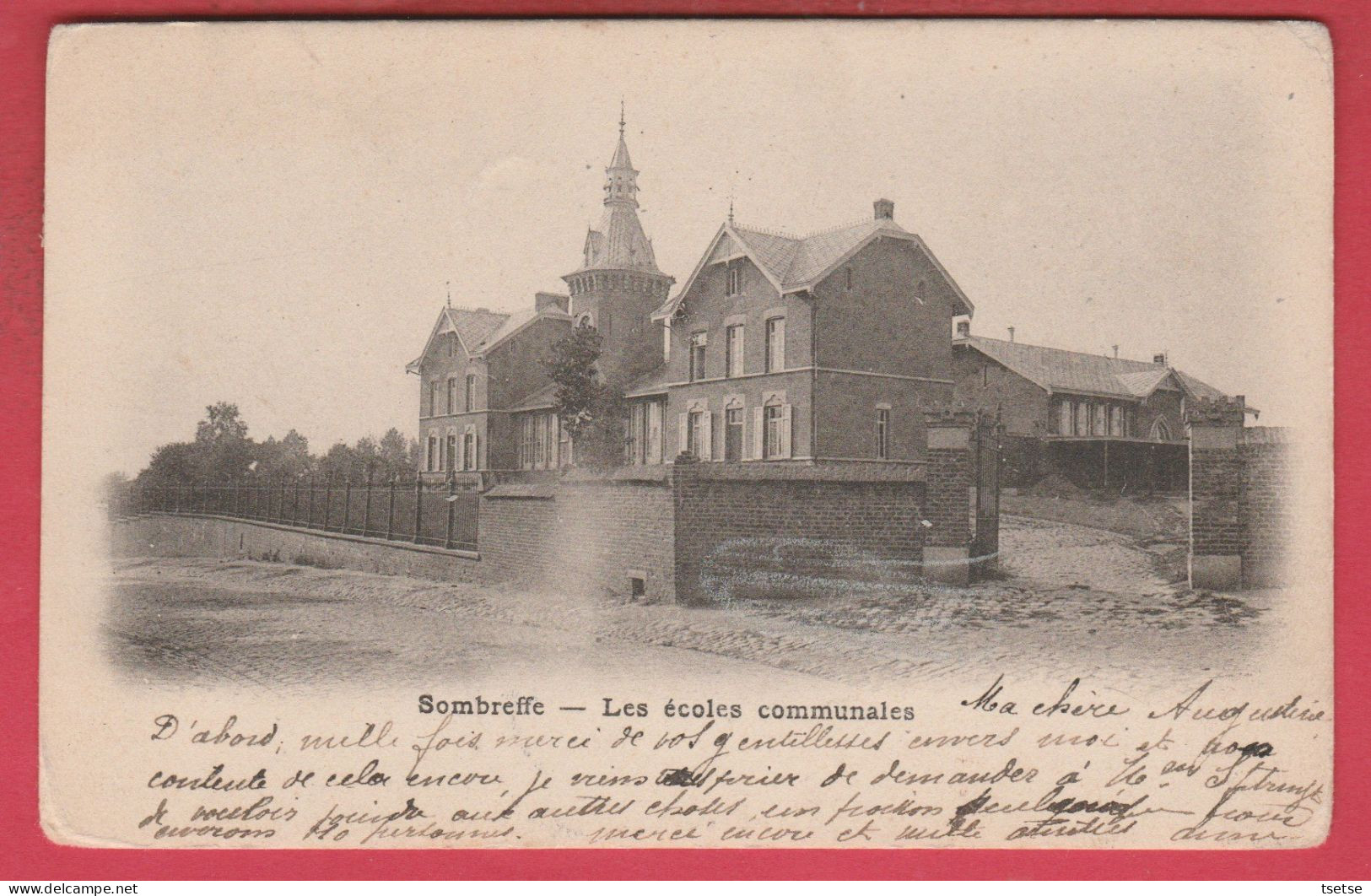 Sombreffe - Les écoles Communales - 1901 ( Voir Verso ) - Sombreffe