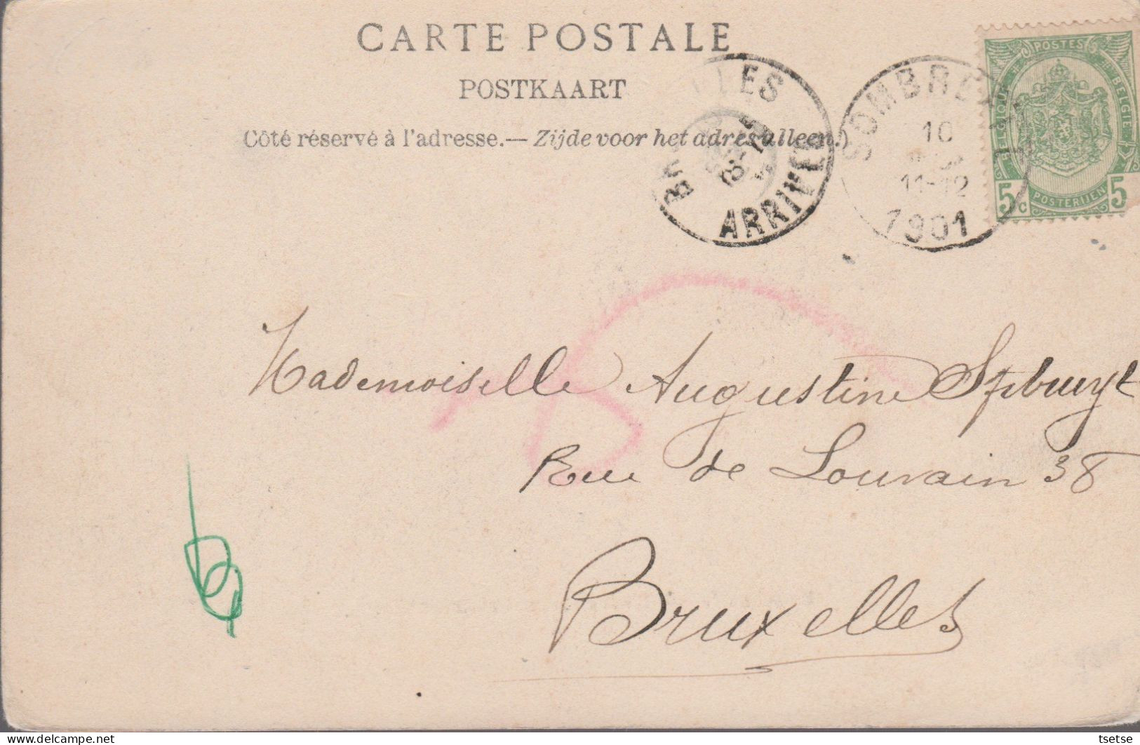 Sombreffe - Les écoles Communales - 1901 ( Voir Verso ) - Sombreffe