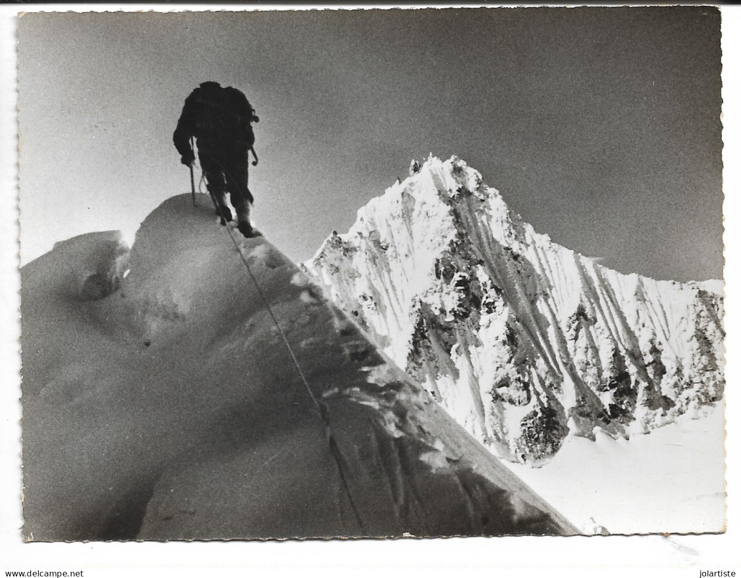 Carte Photo EXPEDITION FRANCAISE A L HIMALAYA  Cl De La Fede Francaise De La Montagn N0158 - Arrampicata