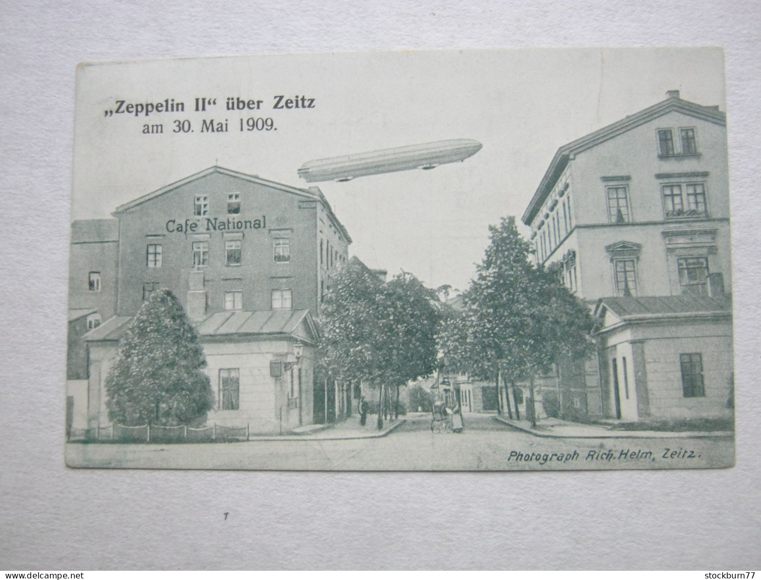 ZEITZ , Zeppelin, Schöne Karte  Um  1909 - Zeitz