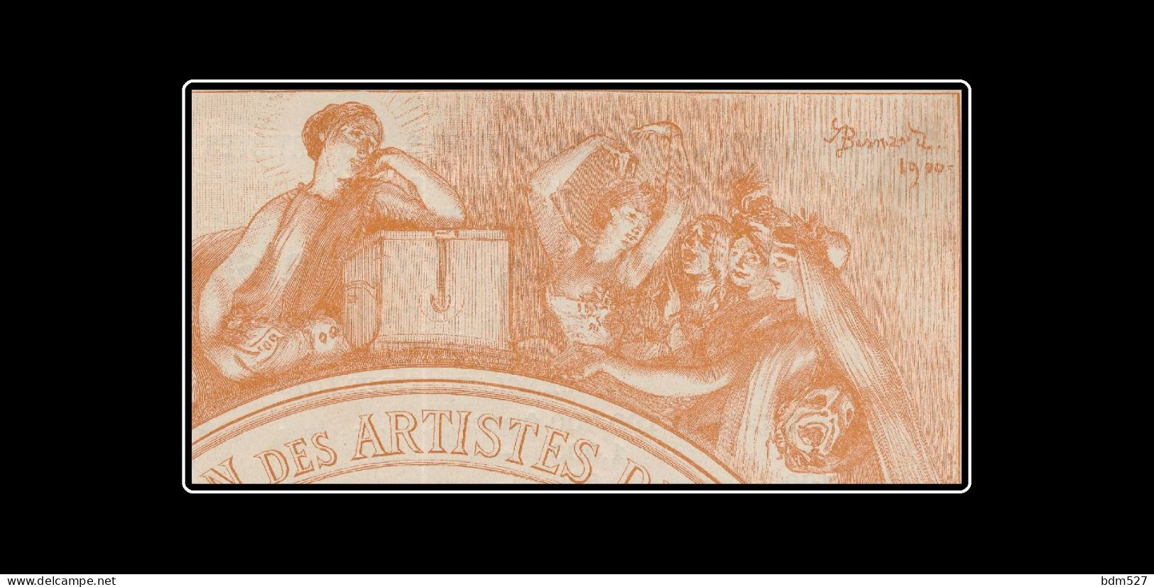 Paris, 1900,   Loterie " Association Des Artistes Dramatiques ", 1 Franc, Superbe. - Billets De Loterie