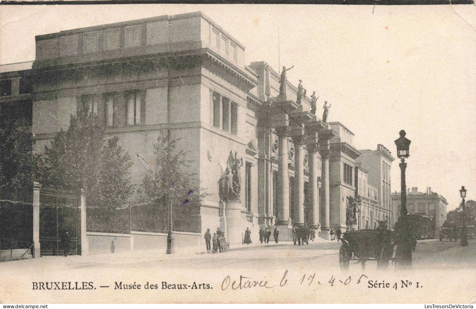 BELGIQUE - Bruxelles - Musée Des Beaux Arts - Carte Postale Ancienne - Diepenbeek