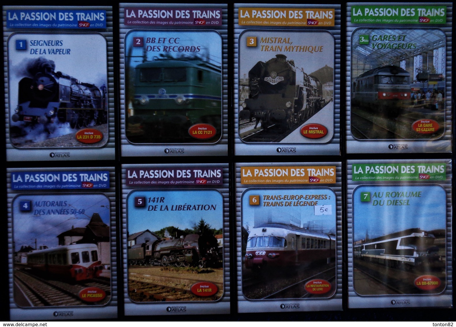 La Passion Des TRAINS - Lot De 17 DVD . - Dokumentarfilme