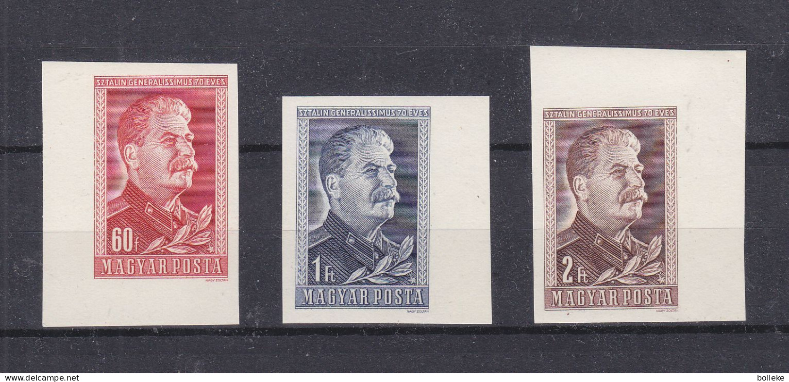 Lénine - Hongrie - Yvert 918 / 20 ** - NON Dentelé - Valeur 40 Euros - Lenin