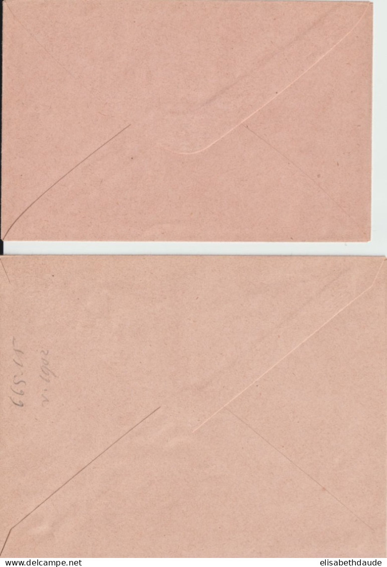 DAHOMEY - ENTIERS POSTAUX - 1901 - ENVELOPPES SANS DATE -  ACEP N°8+9 - Lettres & Documents