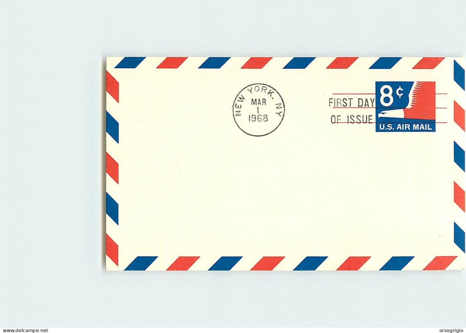 USA - Intero Postale - Stationery - AIR MAIL 8 Cents - 1961-80