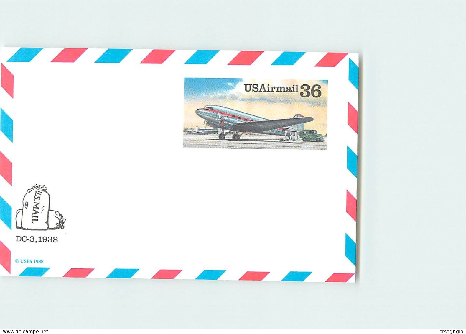 USA - Intero Postale - Stationery - AIR MAIL 36 Cents - 1981-00
