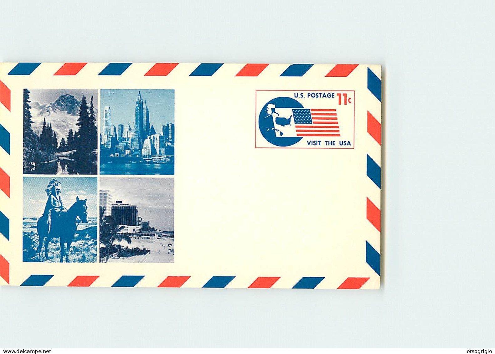 USA - Intero Postale - Stationery - AIR MAIL 11 Cents - 1961-80