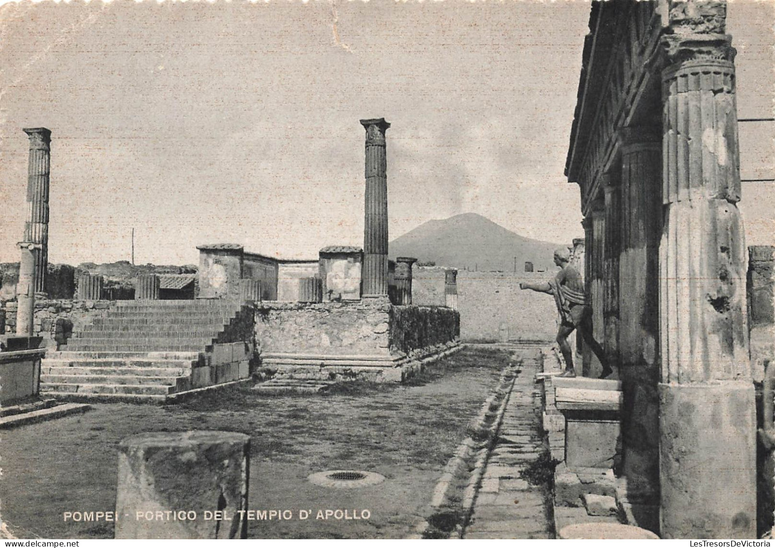ITALIE - Pompei - La Portique Du Temple D'Apollon - Carte Postale Ancienne - Pompei