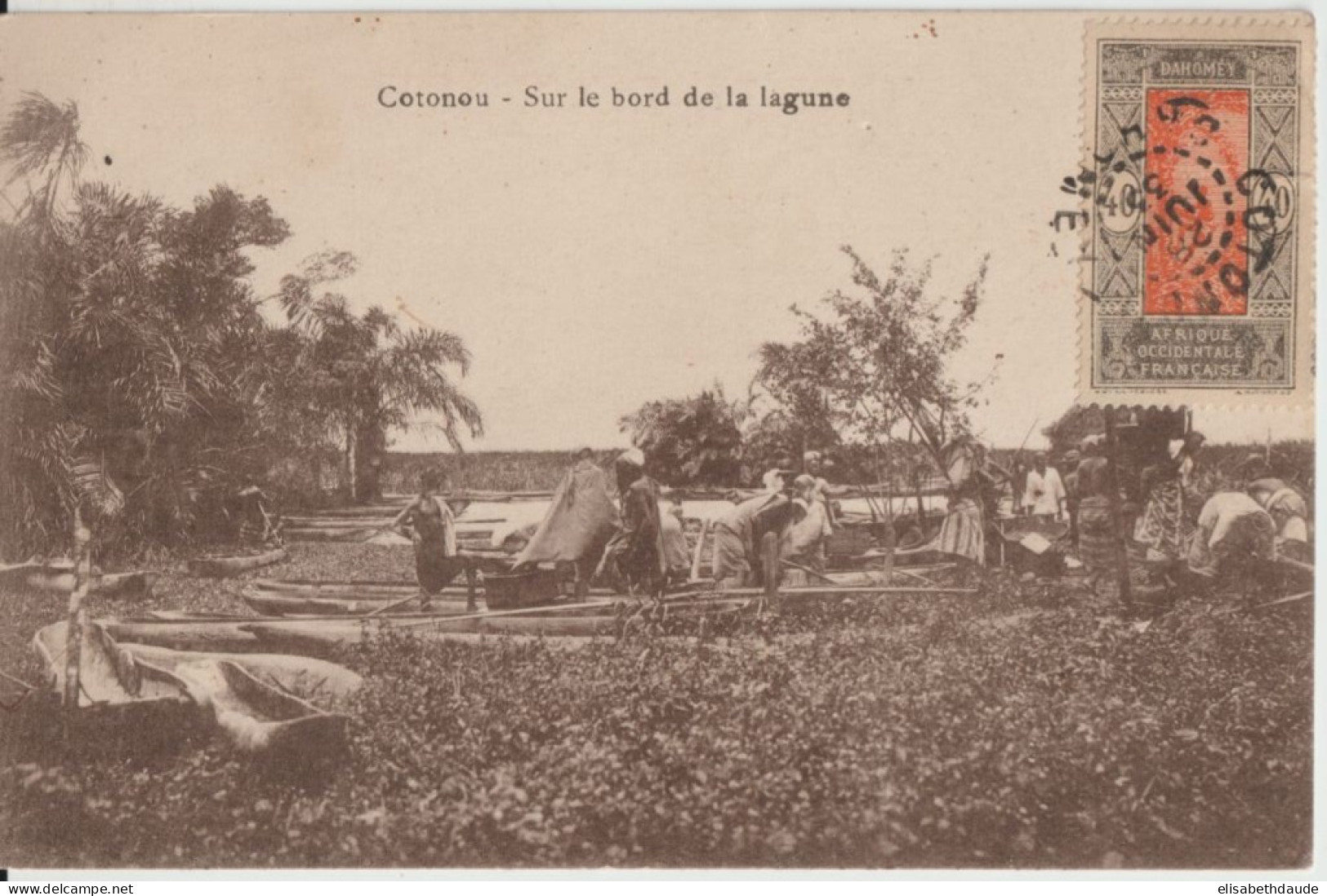 DAHOMEY - 1933 - CARTE De COTONOU => TOULON - Briefe U. Dokumente