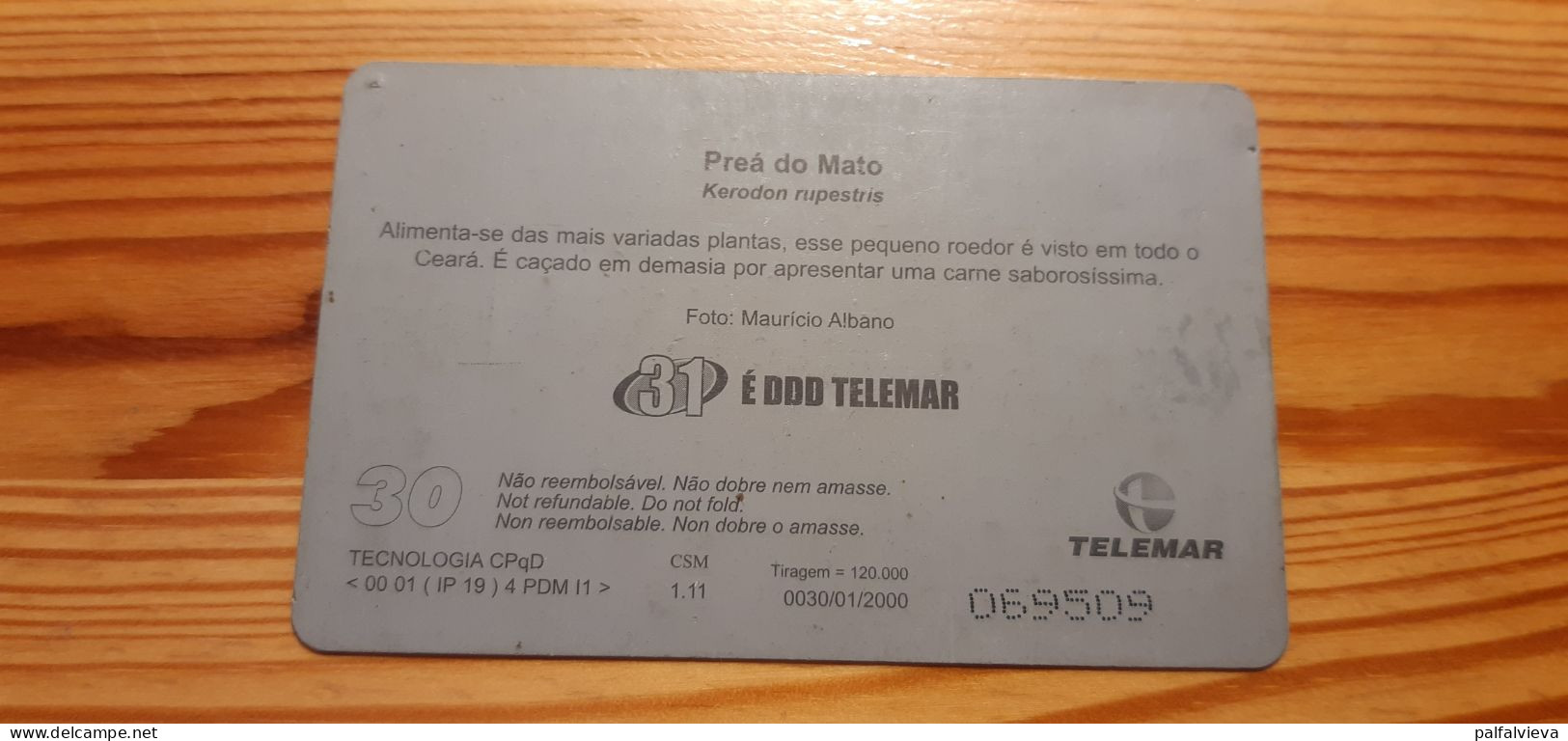 Phonecard Brazil - Mouse - Brasilien