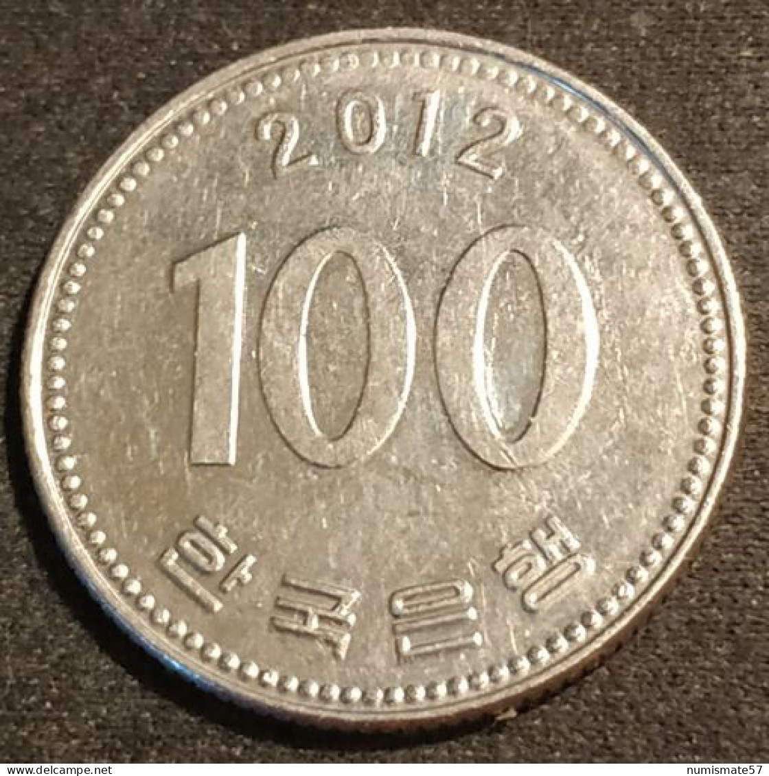 COREE DU SUD - SOUTH KOREA - 100 WON 2012 - KM 35 - Coreal Del Sur