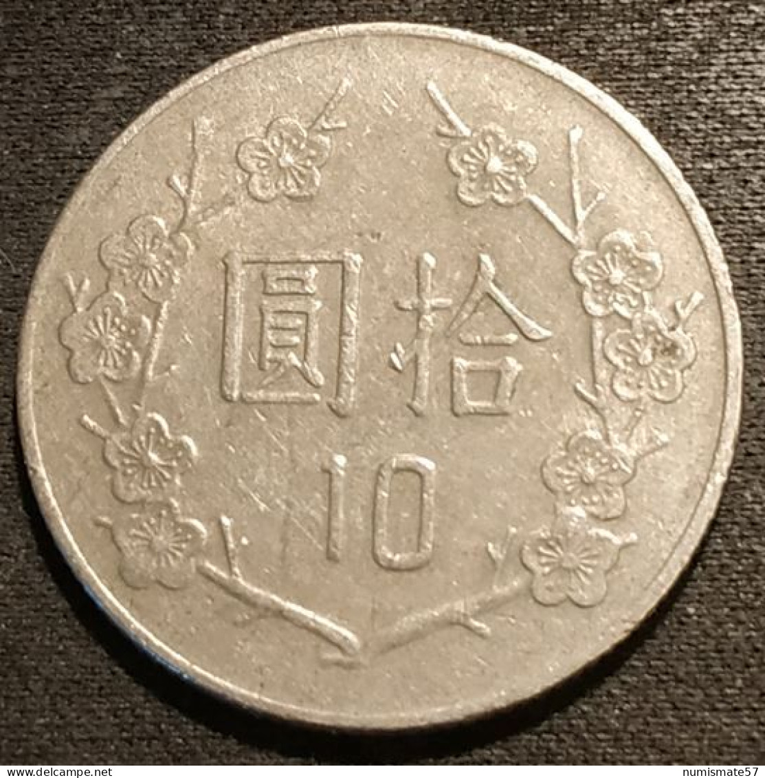 CHINE - CHINA - TAIWAN - 10 YUAN ( DOLLAR ) 1981 - KM 553 -  Chiang Kai-Shek - Taiwan