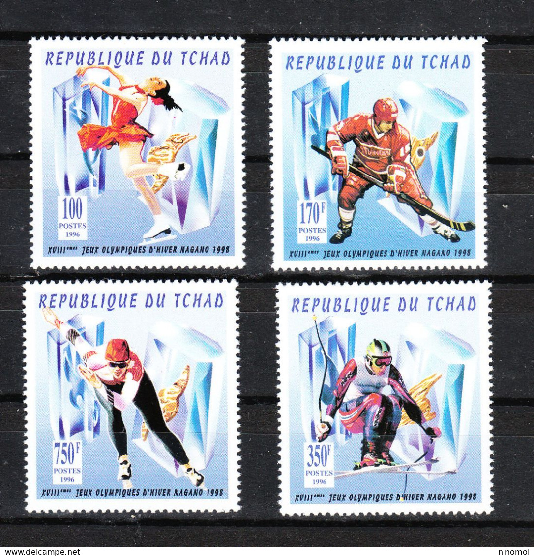 Ciad Chad Tchad   -   1996.  Preol. Nagano '98. Serie Completa . MNH - Hiver 1998: Nagano